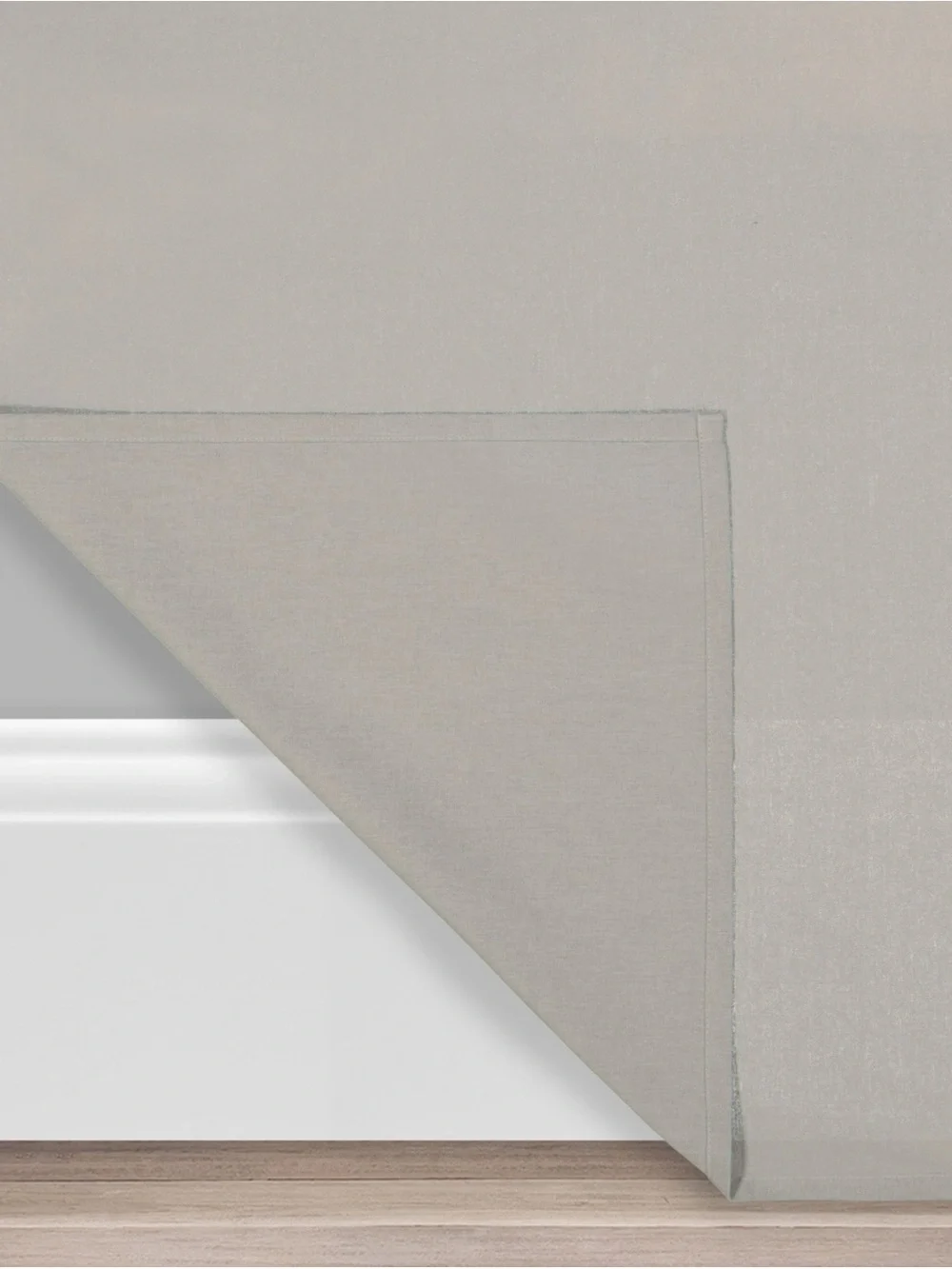 Mercantile Drop Cloth Gray Curtain Panel 50x95 light filtering cotton ONE